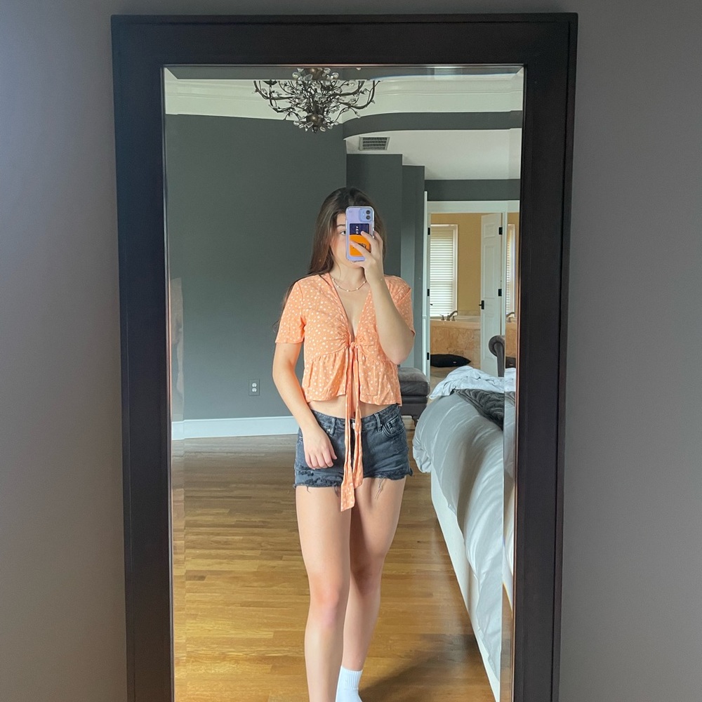 Pacsun orangey cute top!